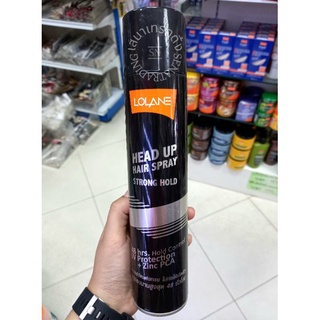 Lolane Head Up Hair Spray Strong Hold โลแลน เฮด อัพ สเปรย์ฝุ่น อยู่ทรงสูงสุด48ชม. ขนาด 300 มล.