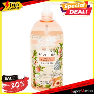 ถูกที่สุด✅ บีไนซ์ พีช แอนด์ ไวท์ ที เจลอาบน้ำ 450มล. Be Nice Peach &amp; White Tea Shower Gel 450ml