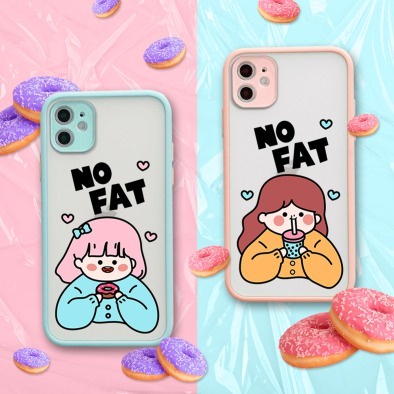 สาวไม่มีไขมัน HYBRID PRINTING กรณี iphone 6 7 8 plus x xr xs max 11 12 pro max vivo Y19 y53s 4G y51 