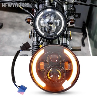 Newyork251 ไฟหน้า Led ทรงกลม 7 นิ้ว แบบเปลี่ยน สําหรับ Road Star Vstar 650 Royal