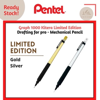 [Limited Edition] Pentel Graph 1000 ดินสอกด 0.5 มม. สีทอง สีเงิน