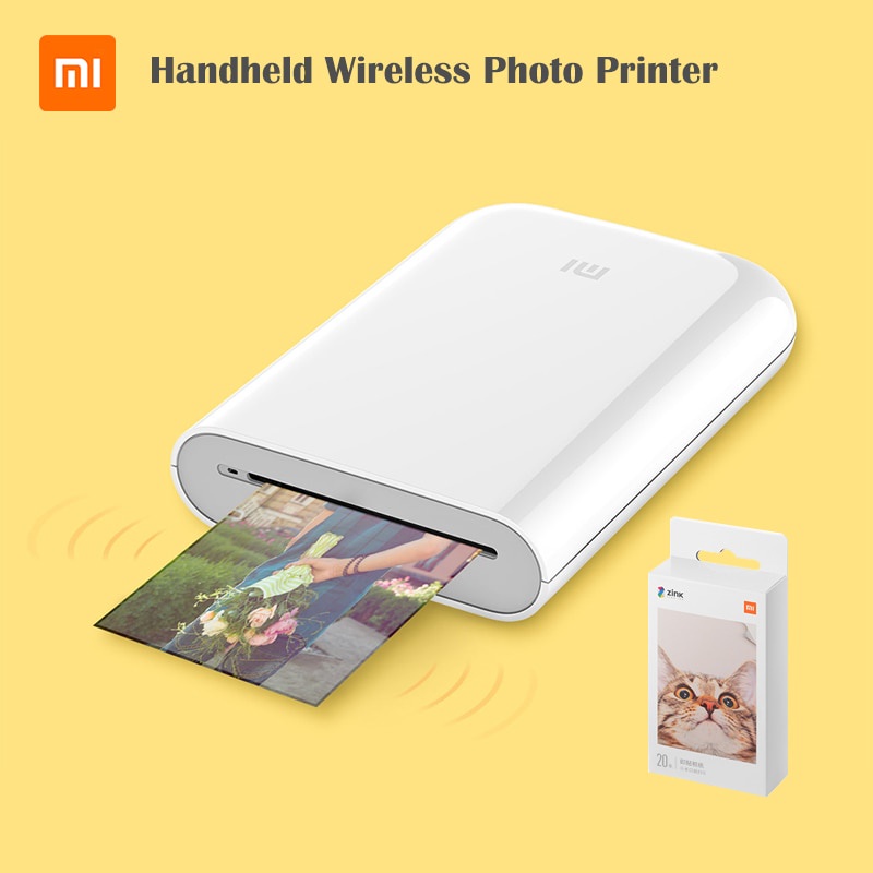 Mi Portable Photo Printer เครื่องปรินท์เอกสารพกพา แบรนด์xiaomi สินค้าแท้100% (รับประกันศูนย์ไทย 1 ปี)