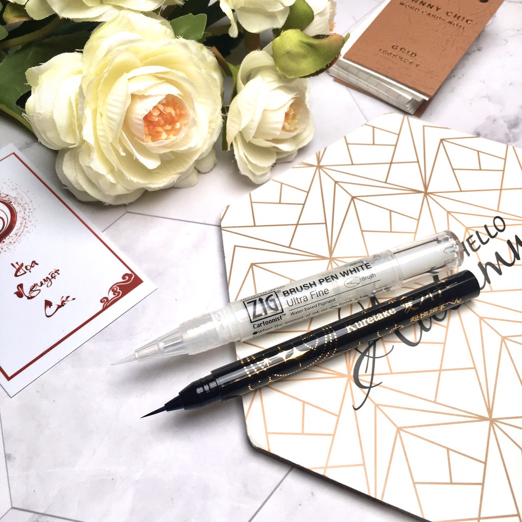 [Kuretake] ชุดแปรง ZIG Inktober 2020 2 ชิ้น