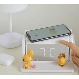 🌼พร้อมส่ง Kakao Friends Wireless Charger Sterilizer Clock