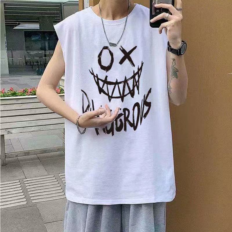 ชุดเซทผู้ชาย เสื้อแขนกุด+กางเกงขาสั้น พร้อมส่งในไทย