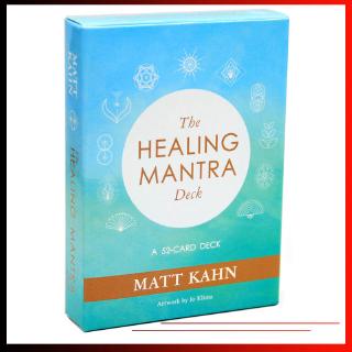 แผ่นติดเท้า mantra deck - 52 แผ่น The Healing Mantra Deck