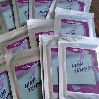 ฺซื้อ 1 แถม1 ไปเลย สุ่มมม Music Card BNK48 High Tension (ยังไม่แกะ)