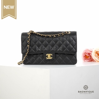 CHANEL CLASSIC 10 BLACK CAVIAR GHW MICRO