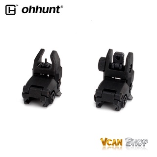 Ohhunt ศูนย์ปืน ศูนย์เล็ง ศูนย์หน้า-หลัง พับได้ Armor Gen2 ราง 20mm