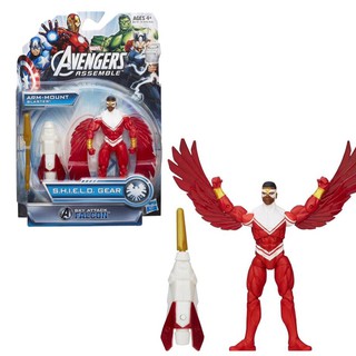 HASBRO : MARVEL AVEMGERS ASSEMBLE 2013 : MARVEL UNIVERSE SKY ATTACK FALCON 3.75-Inch Figure ของแท้ 100%