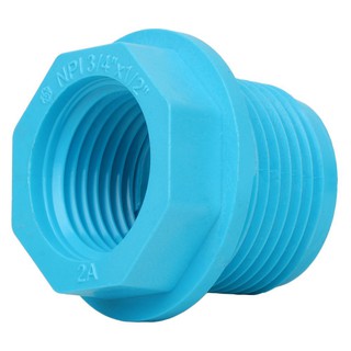 Joints REDUCING PVC SOCKET SCG 3/4"X1/2" LITE BLUE Pipe fitting Water supply system ข้อต่อ ข้อต่อลดเหลี่ยม-หนา SCG 3/4 น