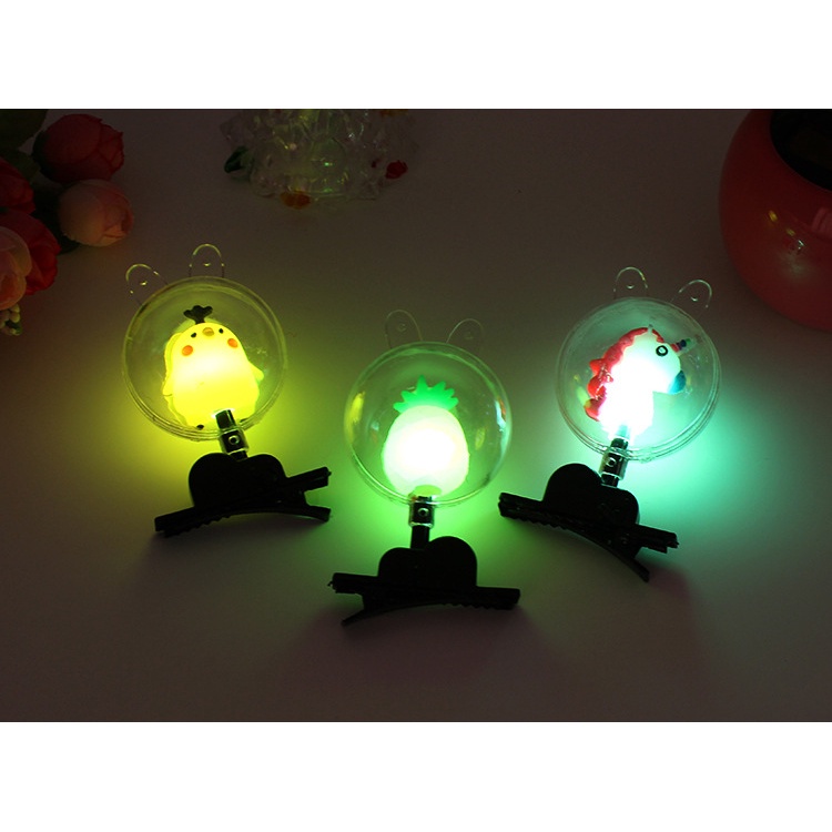ใหม่ กิ๊บติดผม ตาข่าย เรืองแสง สีแดง การ์ตูน นิ่ม กาว LED แฟลช กิ๊บติดผม ราคา ถูกที่สุด ดีลบีเคเค แกลเลอรีภาพที่ 7