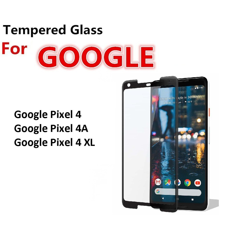 Google Pixel 4 / Pixel 4A / Pixel4 XL / Pixel 4XL / 3D Full Coverage 9H Tempered Glass Full Screen P