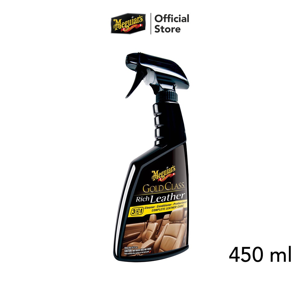 Meguiar's G10916 Gold Class Rich Leather Cleaner & Conditioner เคลือบบำรุงเบาะหนังแท้และทำความสะอาด