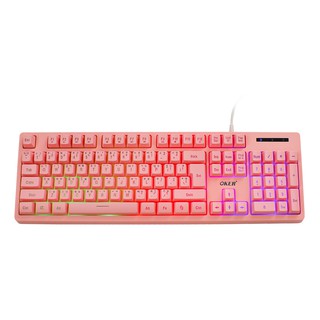 OKER คีย์บอร์ดสำหรับเล่นเกมส์ BACKLIT GAMING KEYBOARD รุ่นKB-789