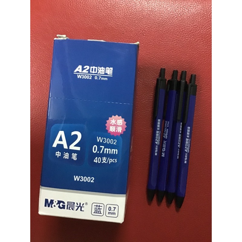 M&G ปากกาหมึกน้ำมัน สีพาสเทล รุ่น A13 A2 A14 A12 หัว 0.7 mm - รูปที่ 3