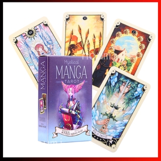 แผ่นการ์ด Mystical Manga Tarot 78 แผ่น