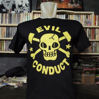 เสื้อยืด พิมพ์ลายวงดนตรี PUNK EVIL CONDUCT