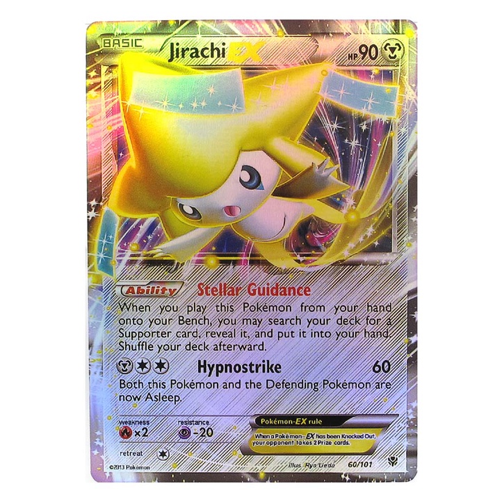 Jirachi EX 60/101 จิราชิ Pokemon Matt Card ภาษาอังกฤษ