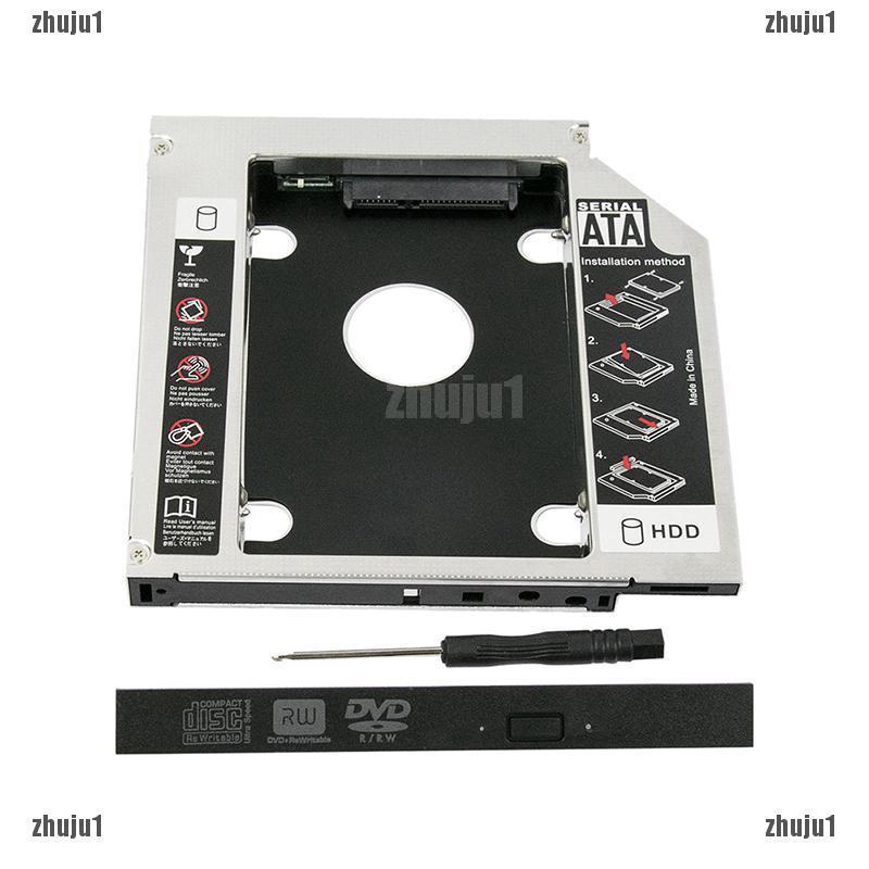 Fto ฮาร์ดไดรฟ์แคดดี้ SSD HDD 12.7 มม. Sata 2nd สําหรับ CD DVD-ROM Optical Bay US