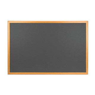 บอร์ดกำมะหยี่ขอบไม้ 90x120 ซม. สีเทา ONE Velvet Wood Board 90x120 cm. Gray ONE