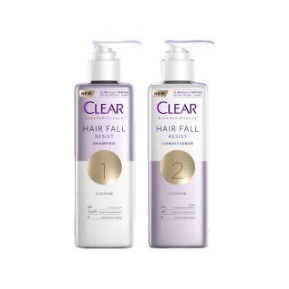 [สินค้าใหม่] เคลียร์ สกาล์ปซูติคอลล์ ชุดดูแลผม แชมพู + ครีมนวด 300 มล.x2 (เลือกสูตรด้านใน) Clear Scalpceuticals Set Shampoo 300 ml. + Conditioner 300 ml.