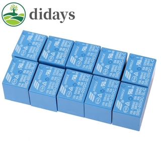 Didays 11 . 30 10 ชิ้น T73-5 V Srd - 5V Dc - Sl - C 5 Pin 250 V Ac 28V Dc รีเลย์พาวเวอร์รีเลย์