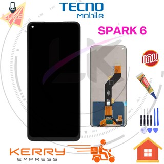 Luke หน้าจอ LCD Tecno Spark 6(จอแสดงผลพร้อมทัชสกรีน)