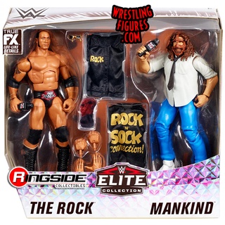 (Pre-Order) The Rock &amp; Mankind - WWE Elite 2-Pack