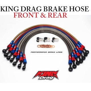 Kingdrag King สายเบรคหน้า สําหรับ YAMAHA Y15 RS150 Y125Z R25 Ninja250 Z250 R15 NVX 155 SRL115 FI DASH