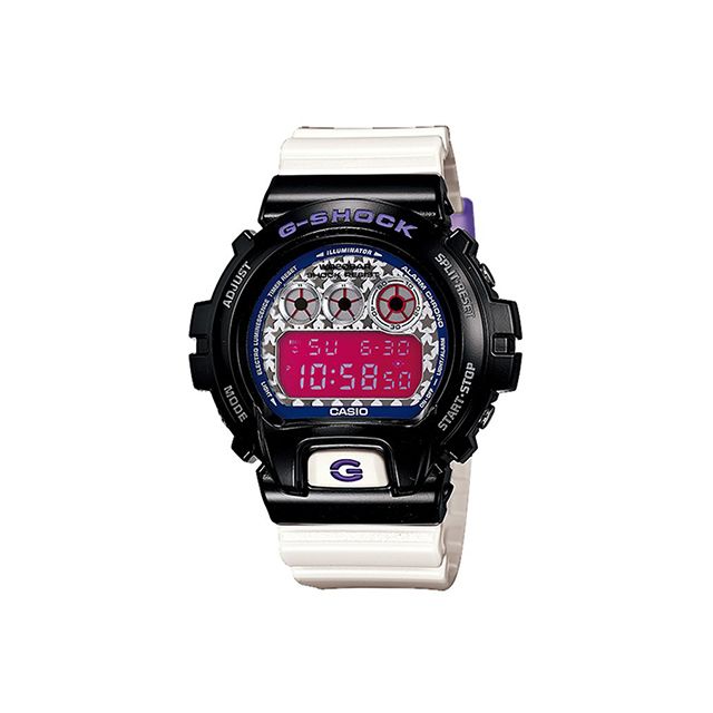 Casio G-Shock นาฬิกาข้อมือ รุ่น DW-6900SC-1 - สีดำเงา/สีขาว