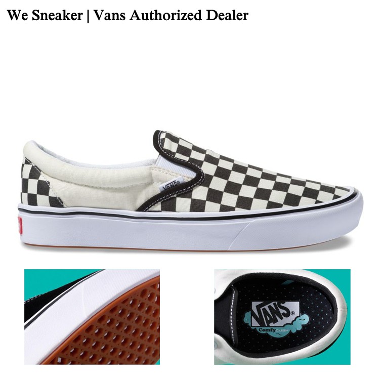 checkerboard and black vans