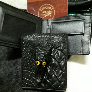 crocodile head eye wallet tx275กระเป๋าสตางค์สัตว์เเปลกจระเข้