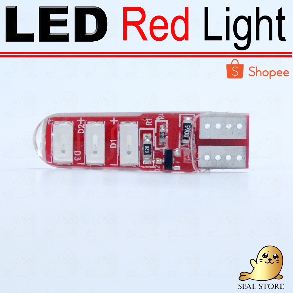 T10 ไฟ LED รถยนต์รถจักรยานยนต์ T10 เต็นท์ 1 ชิ้น