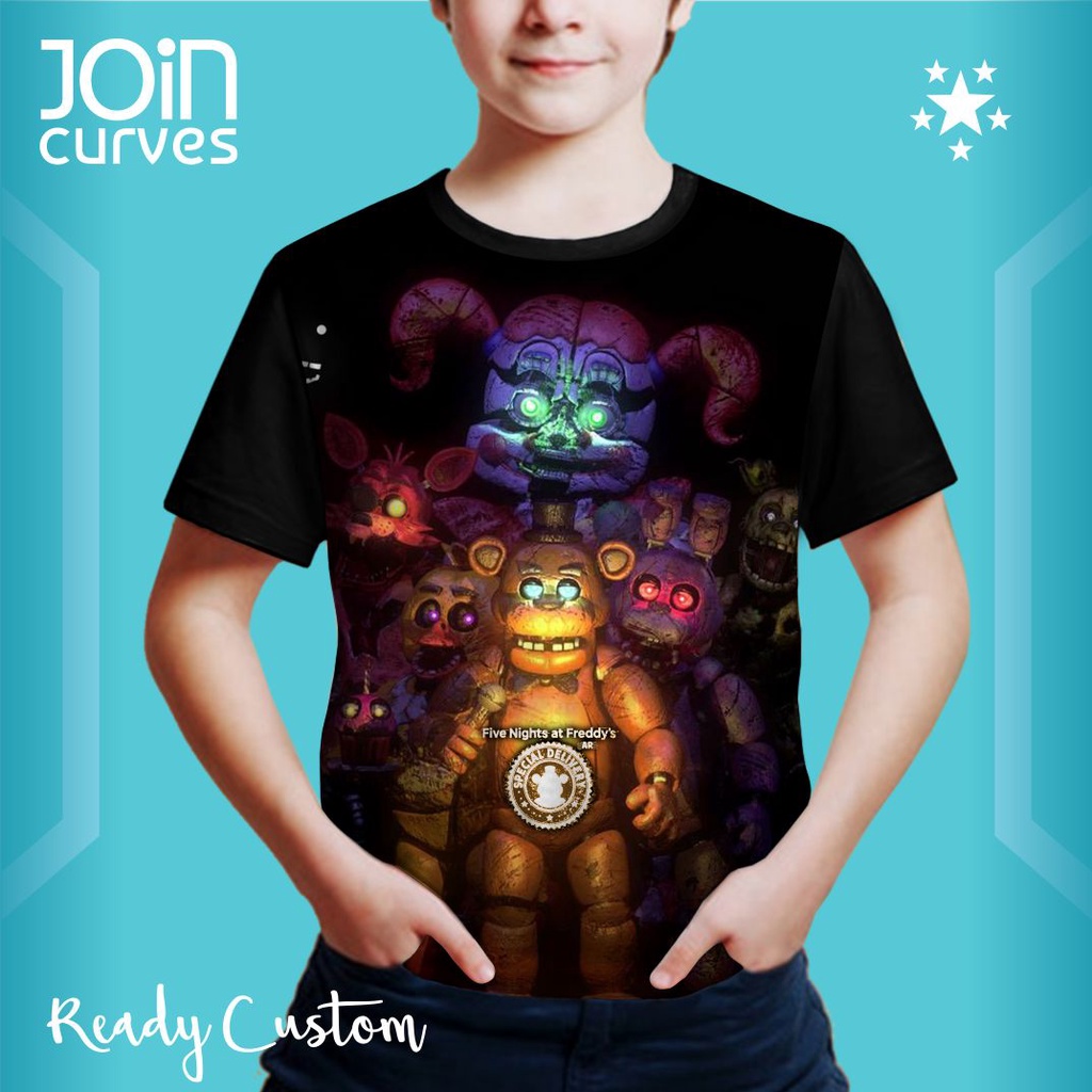 FNAF I Five Nights at Freddys Special Delivery ICurve Joins เสื้อยืดเด็ก