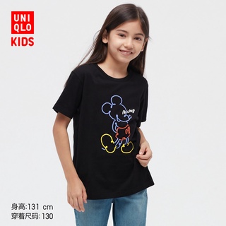 Uniqlo UT เสื้อยืดแขนสั้น ลายมิกกี้เมาส์ สําหรับเด็กผู้ชาย และเด็กผู้หญิง 448651