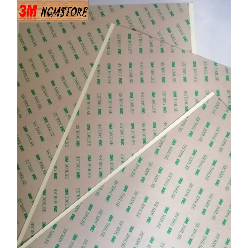 3M 300LSE 93015 แผ่น A4 THIN DOUBLE-SIDED ADHESIVE TAPE 300LSE - TRANSPARENT เชี่ยวชาญในการสัมผัส, H