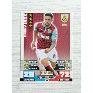 MATCH ATTAX 2014/15 BURNLEY (จำหน่ายแยกใบ)