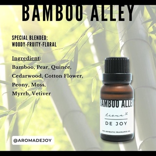 กลิ่น Bamboo Alley | น้ำมันหอม Aroma Oil | Aroma De Joy | ขนาด 15 ml