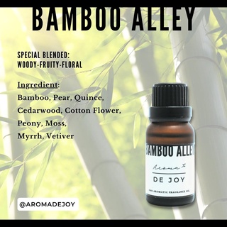 กลิ่น Bamboo Alley | น้ำมันหอม Aroma Oil | Aroma De Joy | ขนาด 15 ml