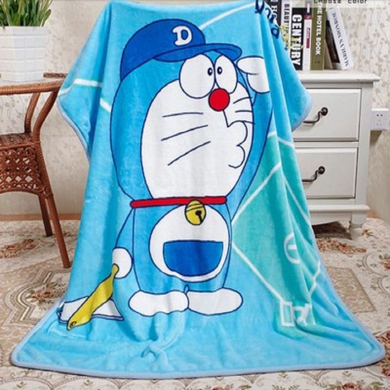 LK888การ์ตูนสักหลาดงีบผ้าห่มขนแกะปะการังผ้าห่มขนาดเล็กสำนักงานเครื่องปรับอากาศผ้าห่มพักกลางวันเด็กเด