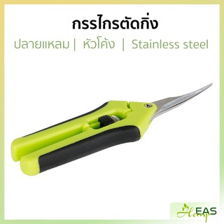 กรรไกรตัดกิ่ง หัวตรง สเตนเลส อย่างดี