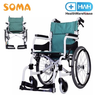 รถเข็นผู้ป่วย Soma 250.5 F20 Wheelchair Hospital วีลแชร์ รถเข็น รถเข็นผู้สูงอายุ พับได้ รถเข็นผู้ใหญ่ วิลแชร์ผู้ป่วย