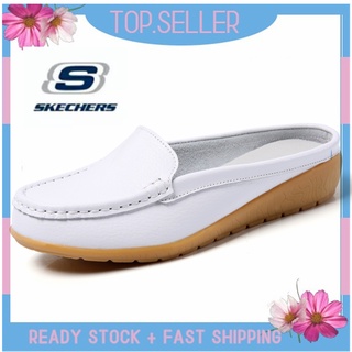 [พร้อมส่ง] *Skechers__go Walk Arch Fit รองเท้าแตะโลฟเฟอร์ ส้นแบน แบบสวม สําหรับผู้หญิง ผู้ชาย