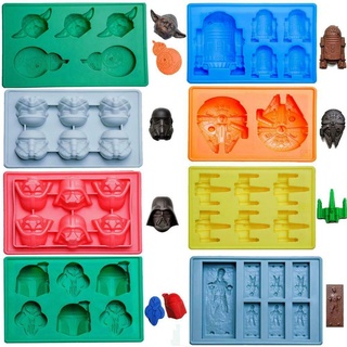 แม่พิมพ์ ซิลิโคน ทำน้ำแข็ง Star War - Ice Trays Chocolate Star War Molds