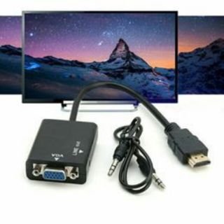 Converter  HDMI  TO vga+AUDIO  แปลง HDMI  ออกเป็น  VGA