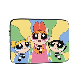 เคสแล็ปท็อป แบบพกพา กันกระแทก ลาย The Powerpuff Girls ขนาด 10-17 นิ้ว