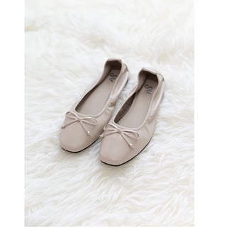 Soulmate Shoes รองเท้าหนังแกะ Linda Mate in Beige