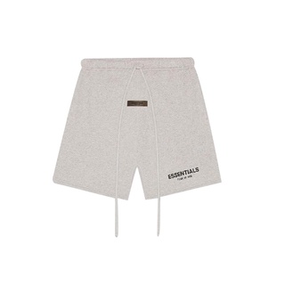 FEAR OF GOD ESSENTIALS Fleece Logo Sweat Shorts (DARK OATMEAL)