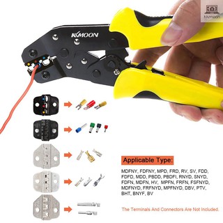 KKmoon Professional Wire Crimpers Engineering Ratcheting Terminal Crimping Pliers Bootlace Ferrule Crimper Tool Cord End